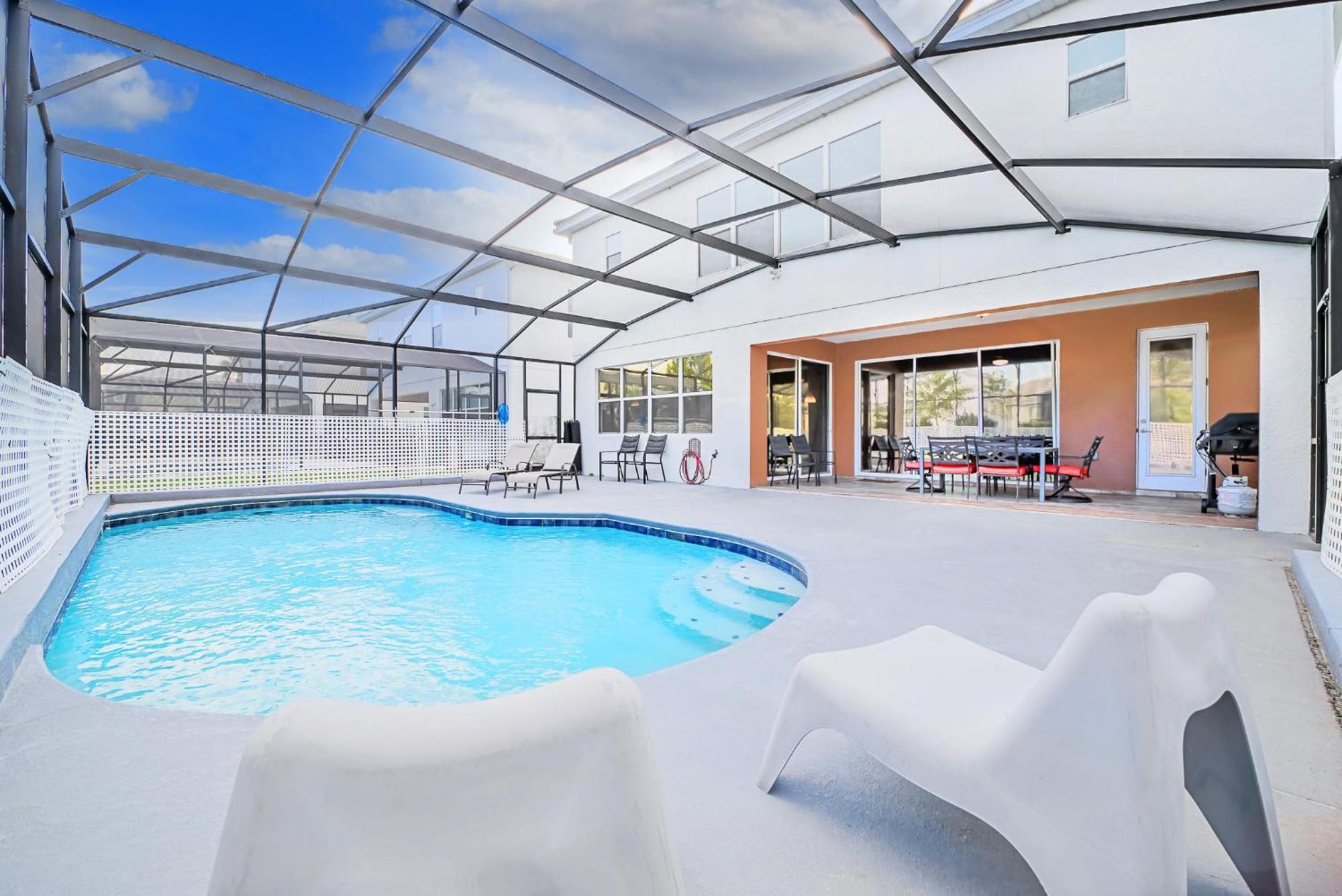 6Br Luxury Home With Private Pool And Bbq Kissimmee Extérieur photo