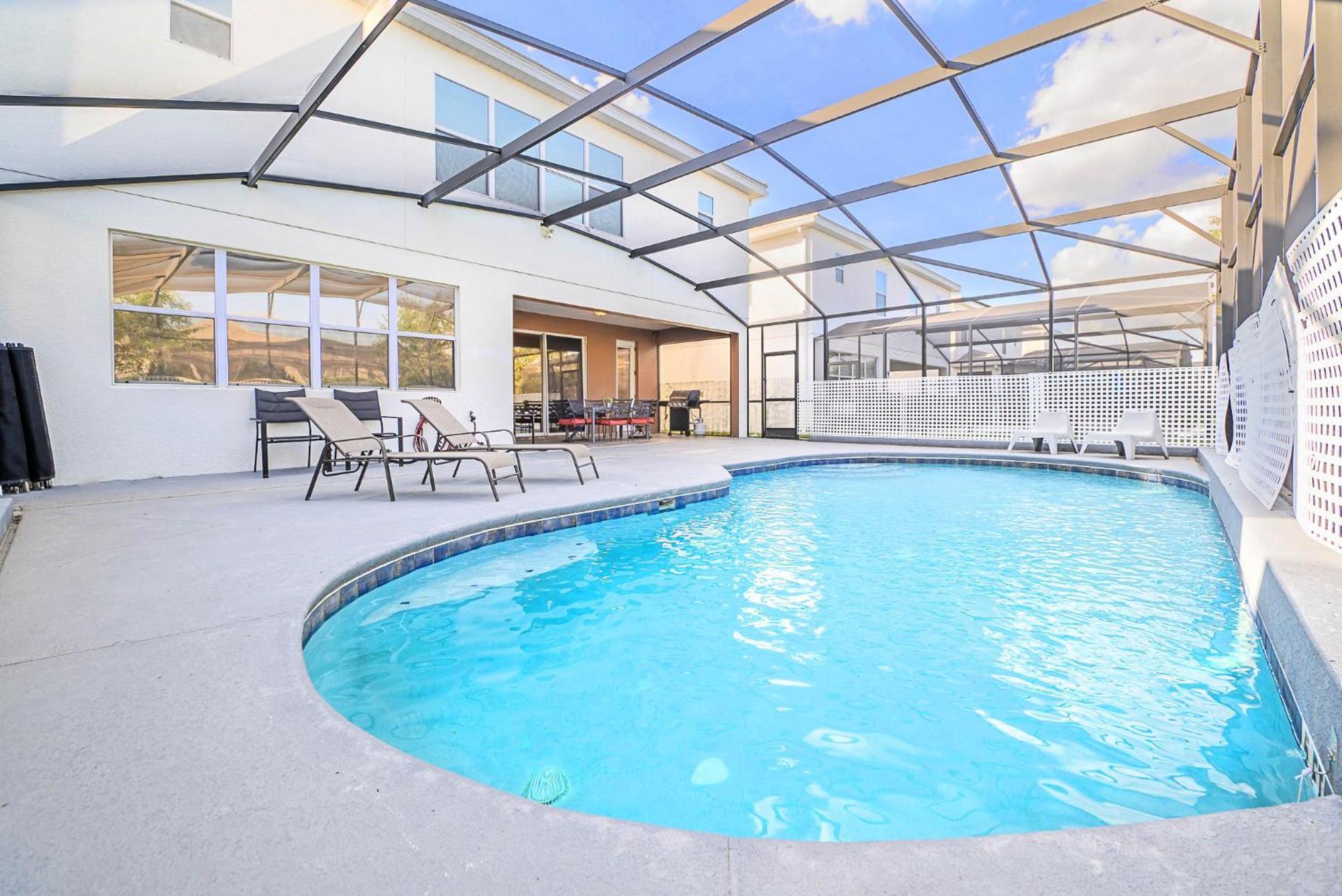 6Br Luxury Home With Private Pool And Bbq Kissimmee Extérieur photo